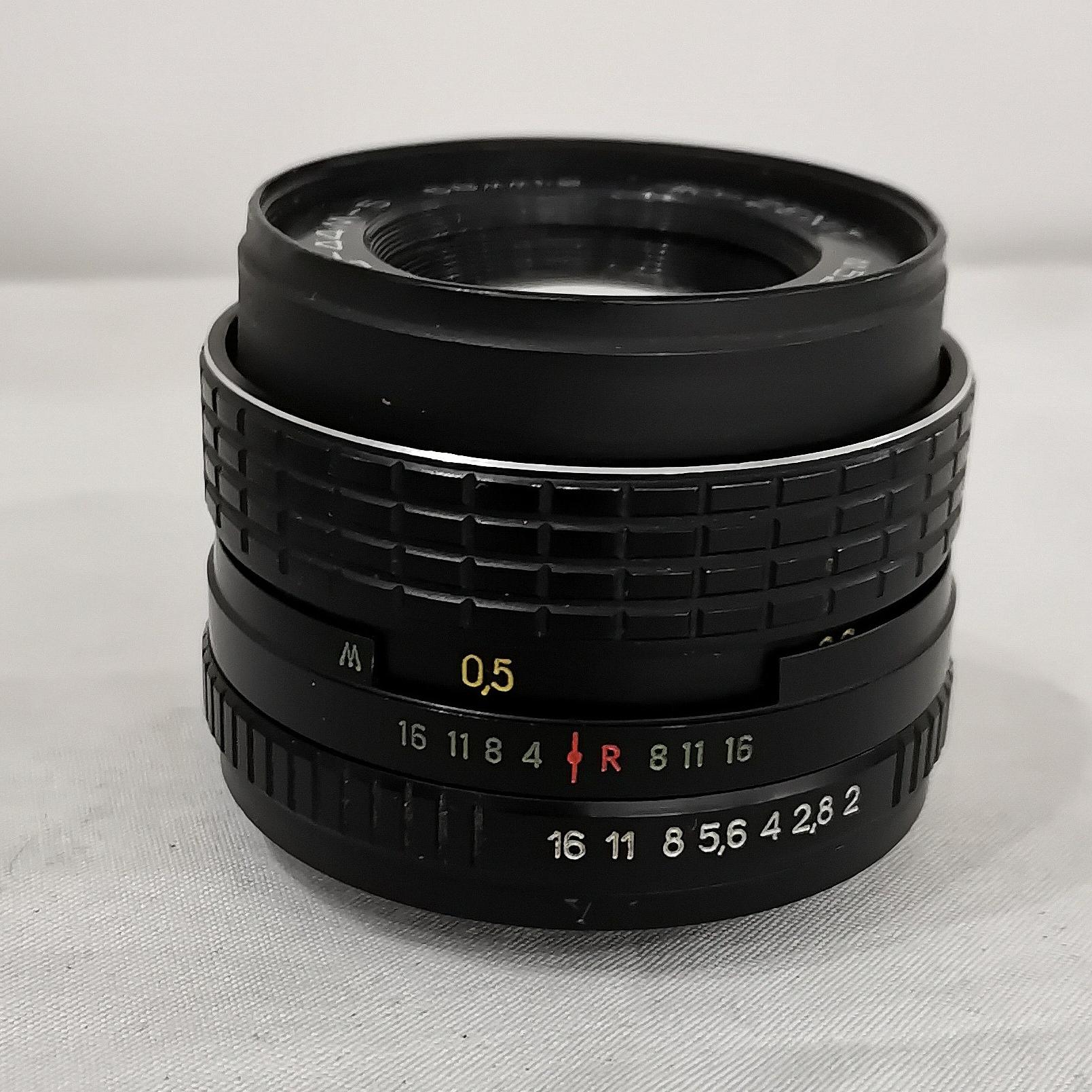 لنز هلیوس دوربین عکاسی زنیت روسی44M-5 zenit