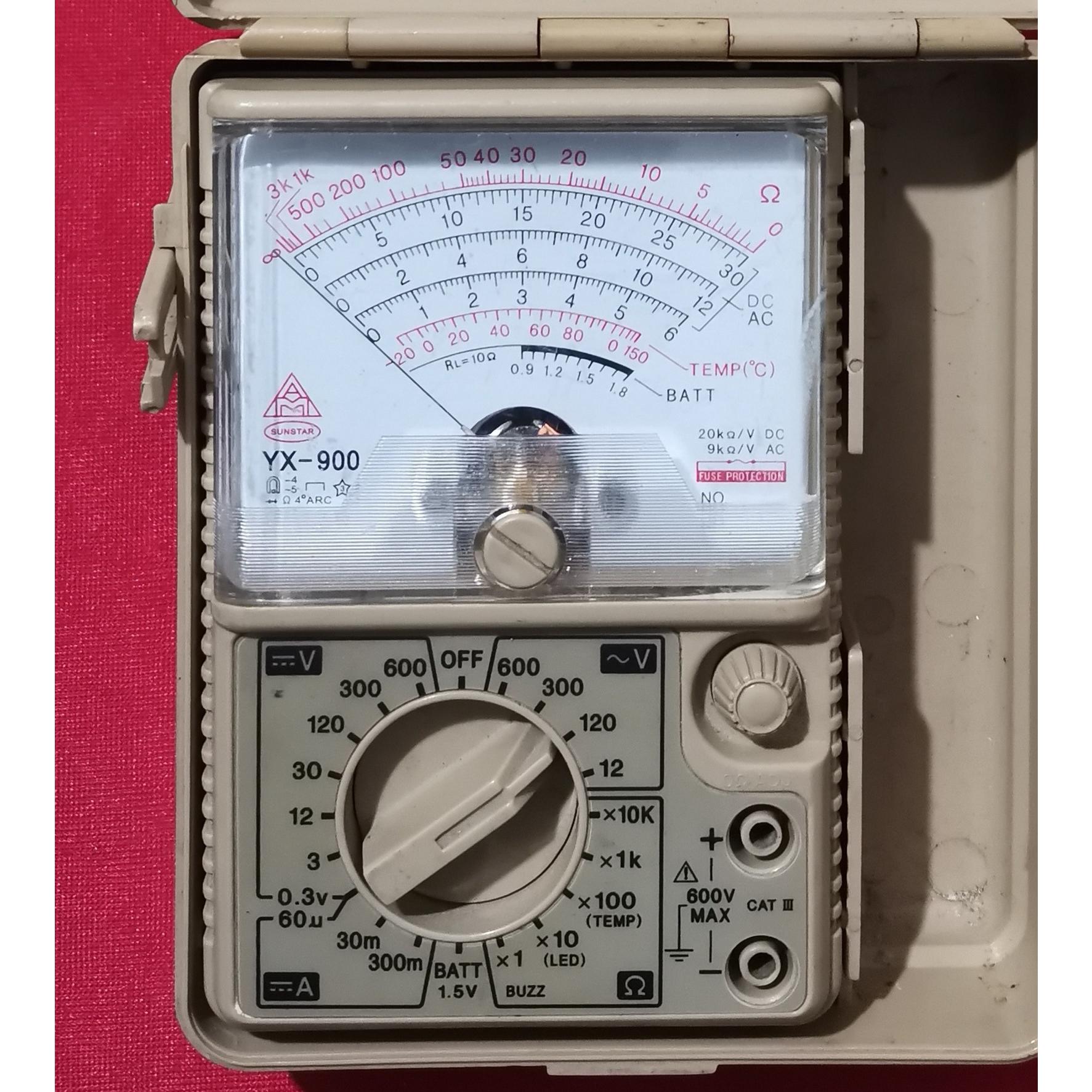 اهم متر قدیمی مدل YX-900 با جعبه