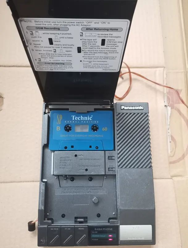 دستگاه منشی تلفن پاناسونیک ژاپن (توضیح دارد