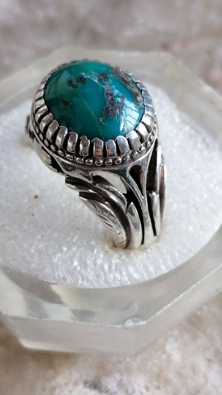 انگشتر نقره فیروزه نیشابورممی تبریز