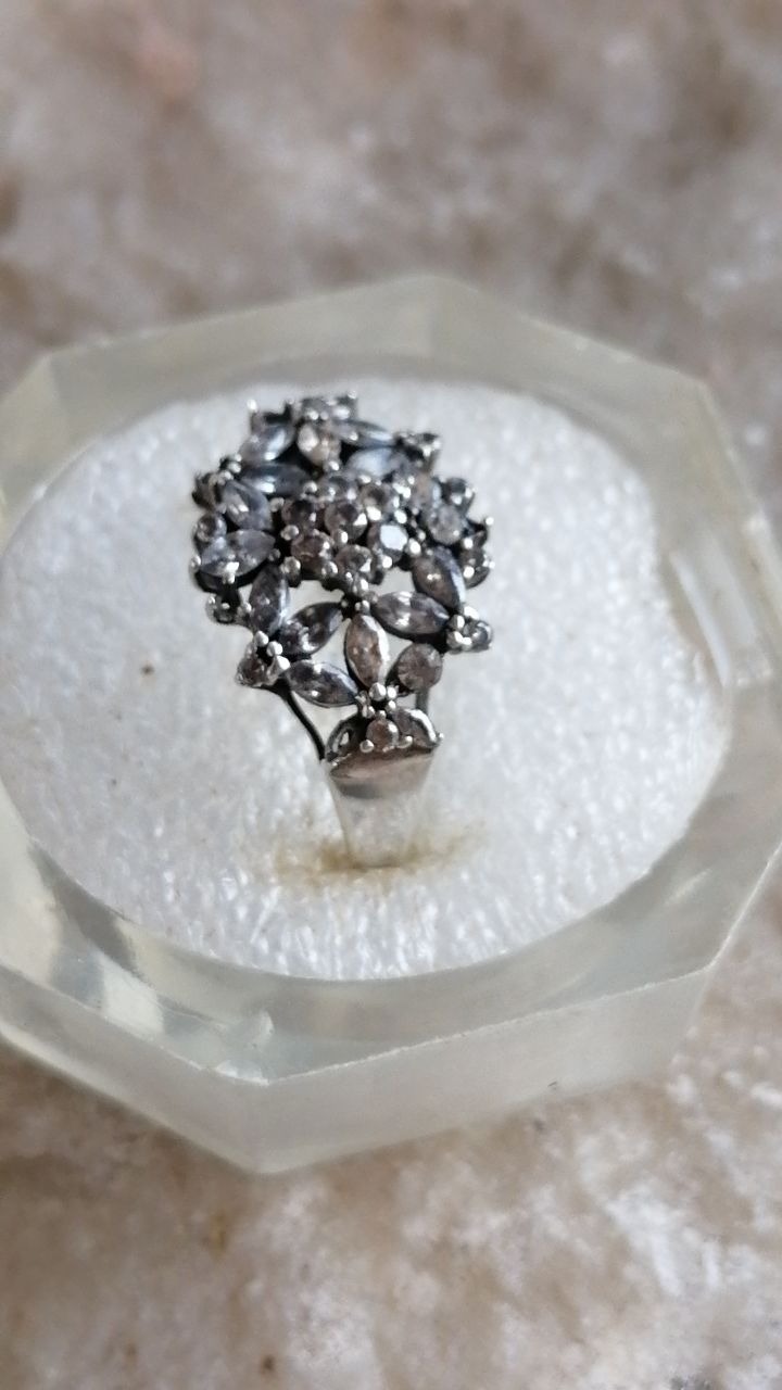 انگشتر نقره زنانه مخراجکاری