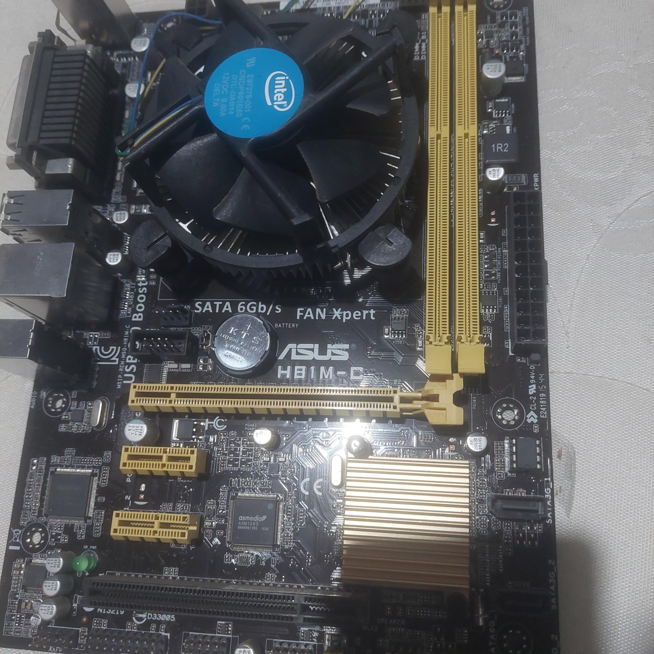 باندل ایسوس h81, cpu G3250