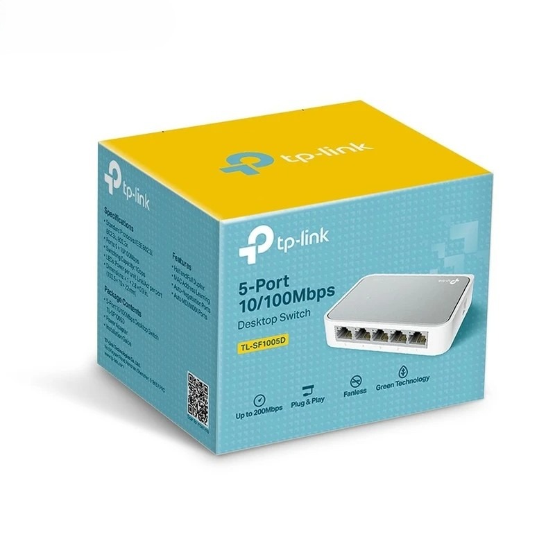 سوییچ 5 پورت شبکه TP-LINK مدل TL-SF1005D