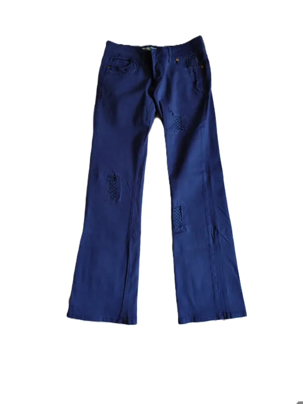 شلوار کتون دم پا گشاد