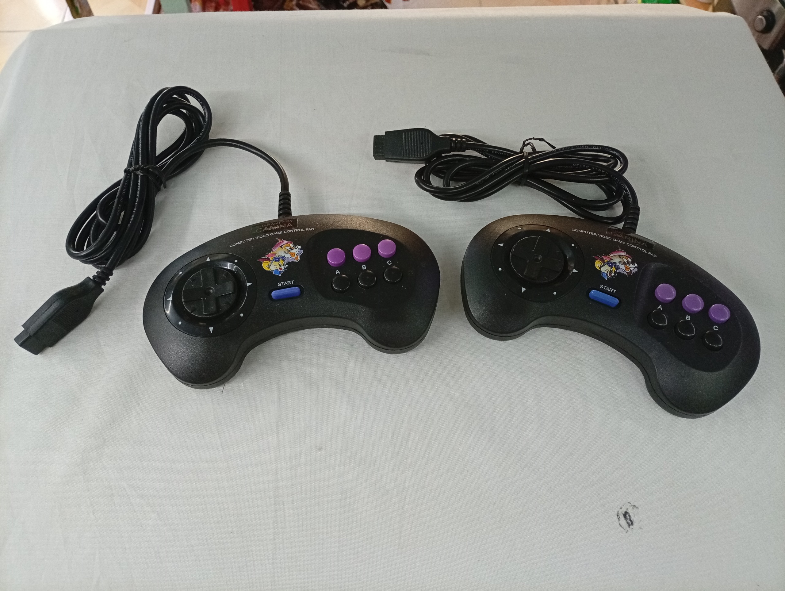 دسته سگا شش دکمه آی سی دار سیم ابریشمی