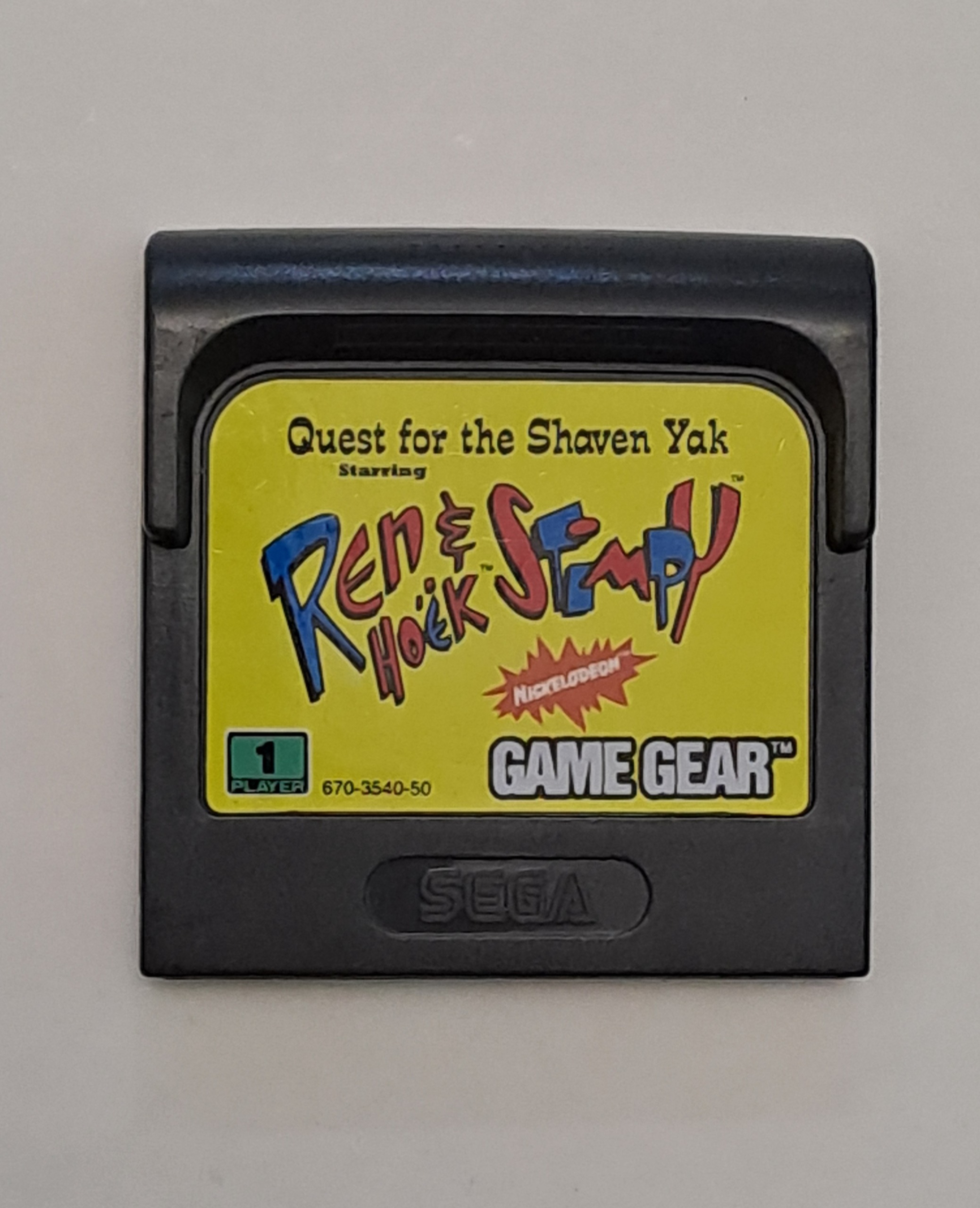 بازی سگا گیم گیر ren stimpy hoek game gear