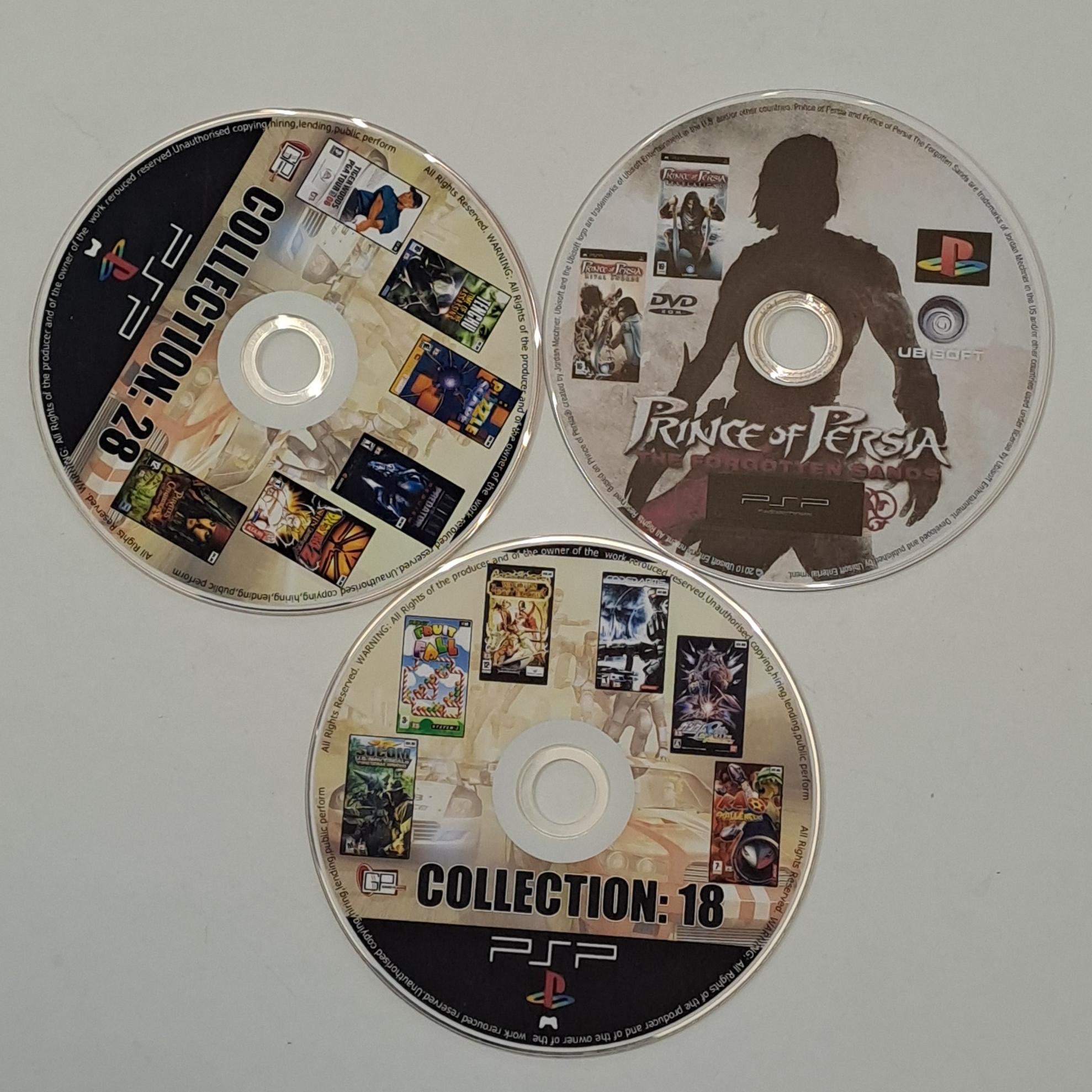 3 عدد دیسک بازی کپی psp