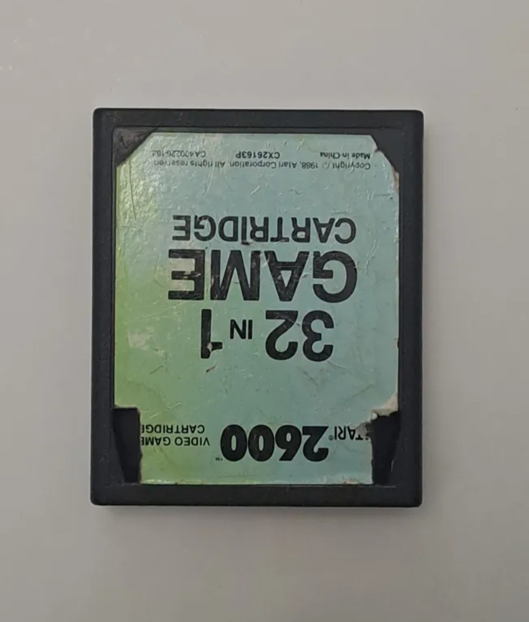 بازی اتاری 2600 برچسب سبز 32 لبه