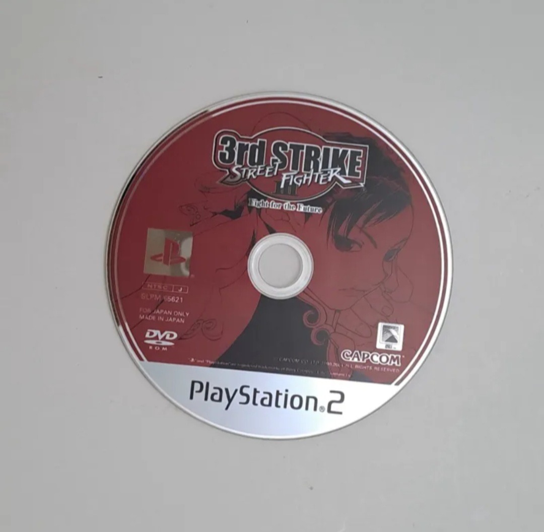 بازی اورجینال street fighter 3rd strike ps2