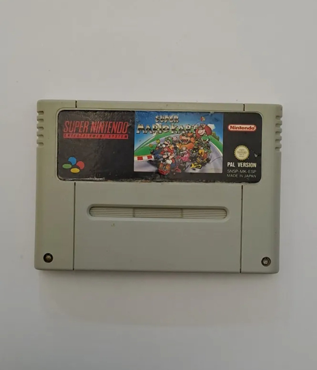 بازی نینتندو ماریو کارت نسخه پال Mario kart snes