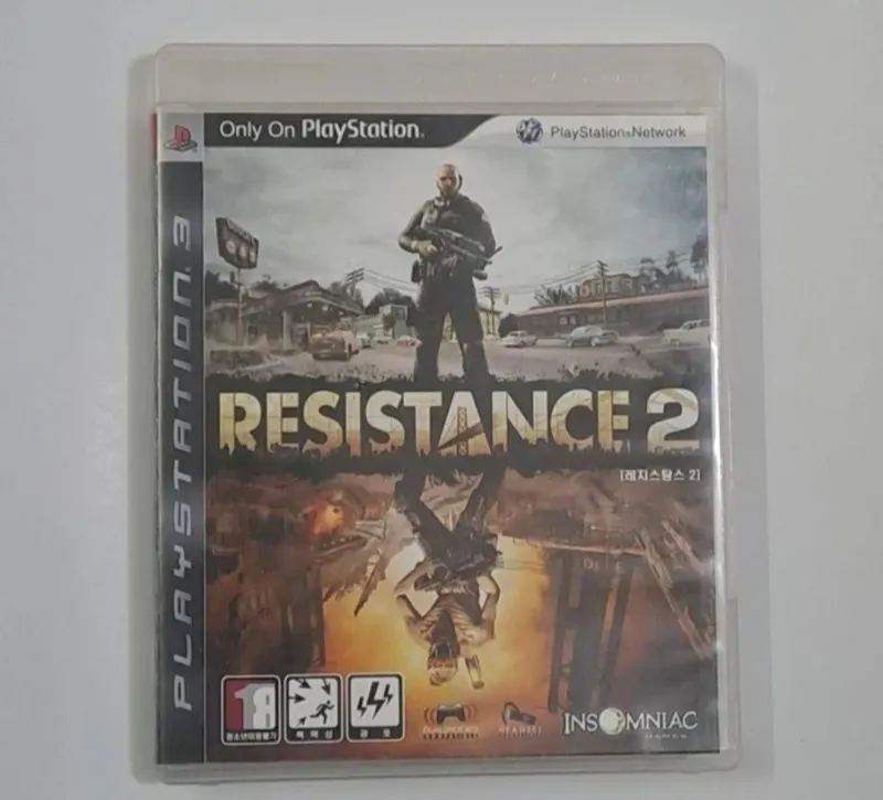 بازی Resistance 2 ps3 با دفترچه(قاب شکستگی دارد)