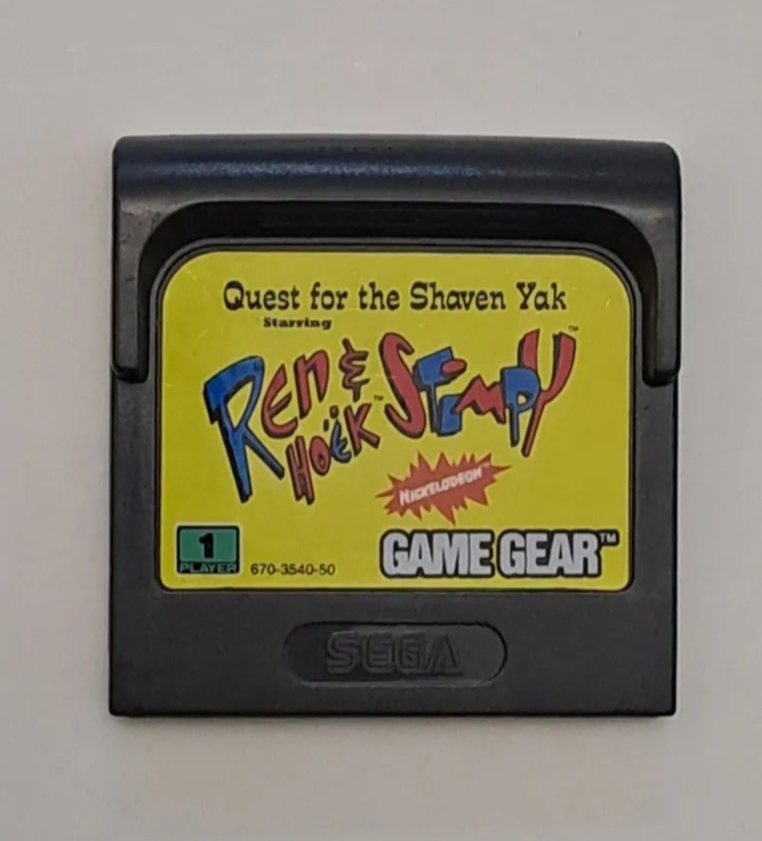 بازی سگا گیم گیر ren stimpy hoek game gear