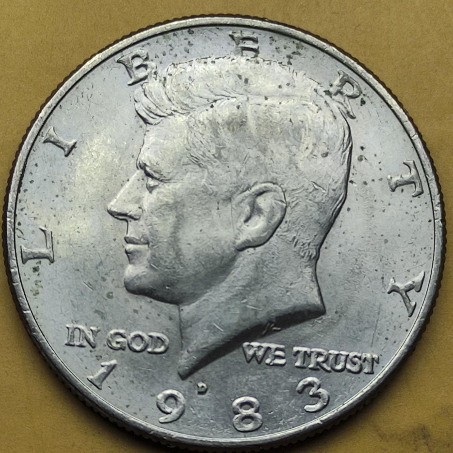 نیم دلار کندی 1983D آمریکا