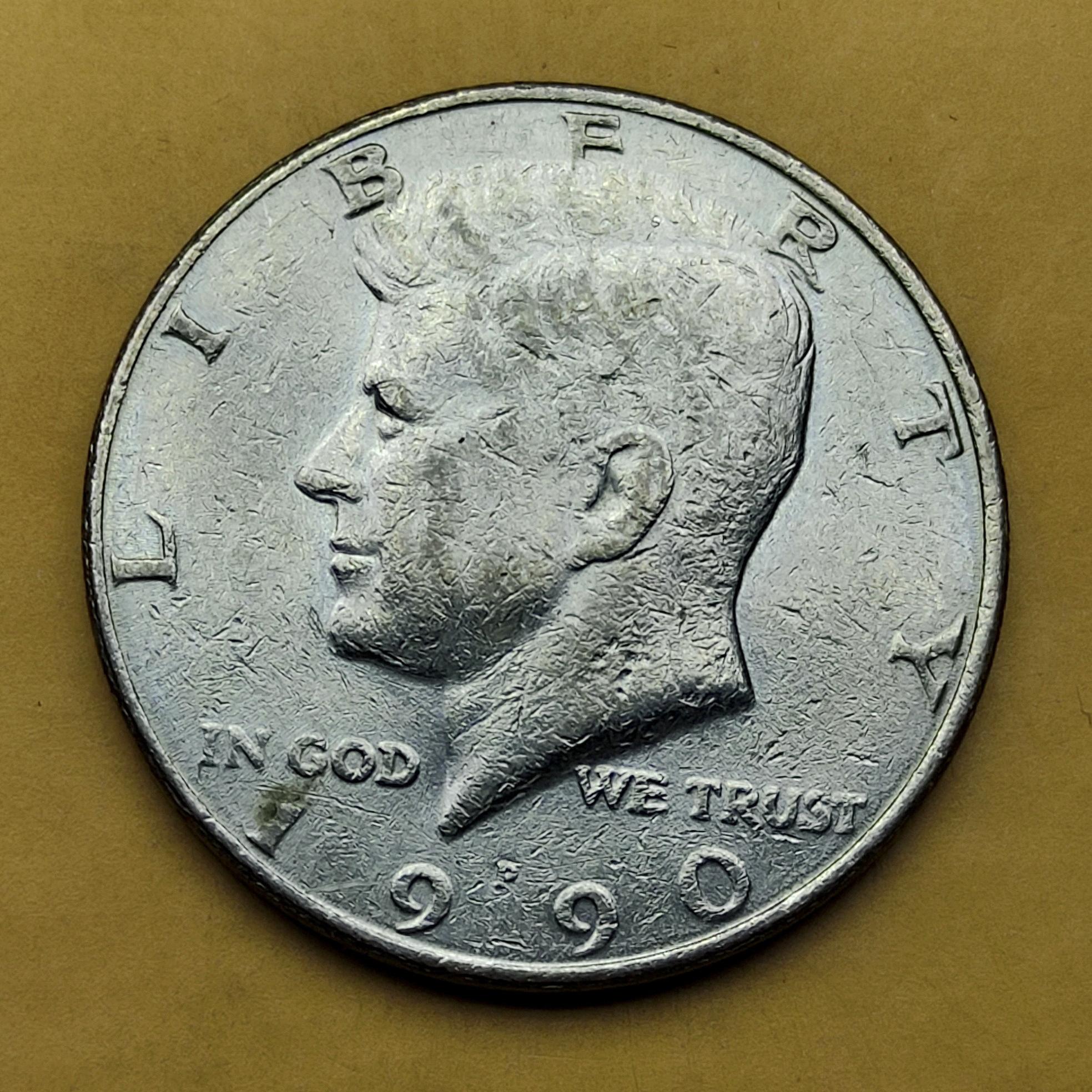 نیم دلار کندی 1990D آمریکا