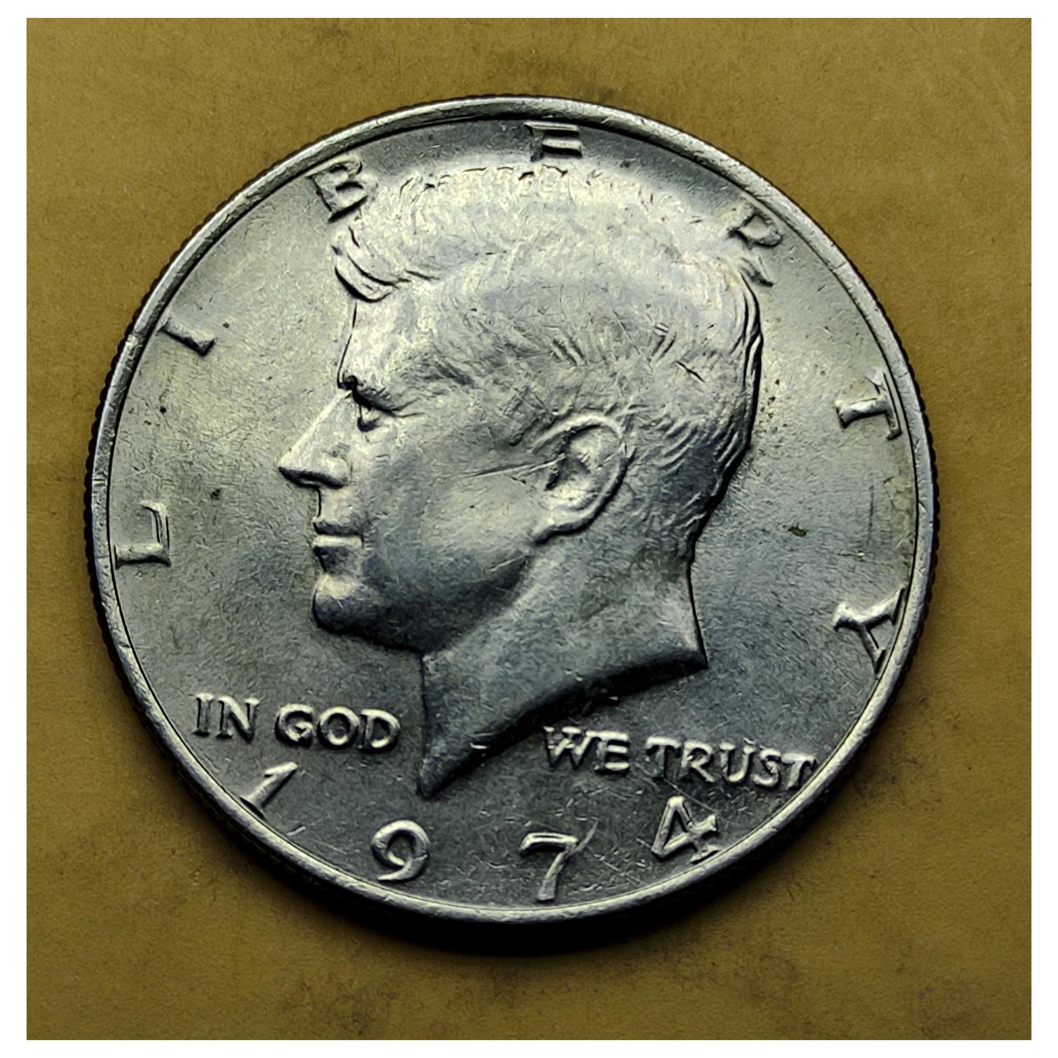 نیم دلار کندی 1974 آمریکا