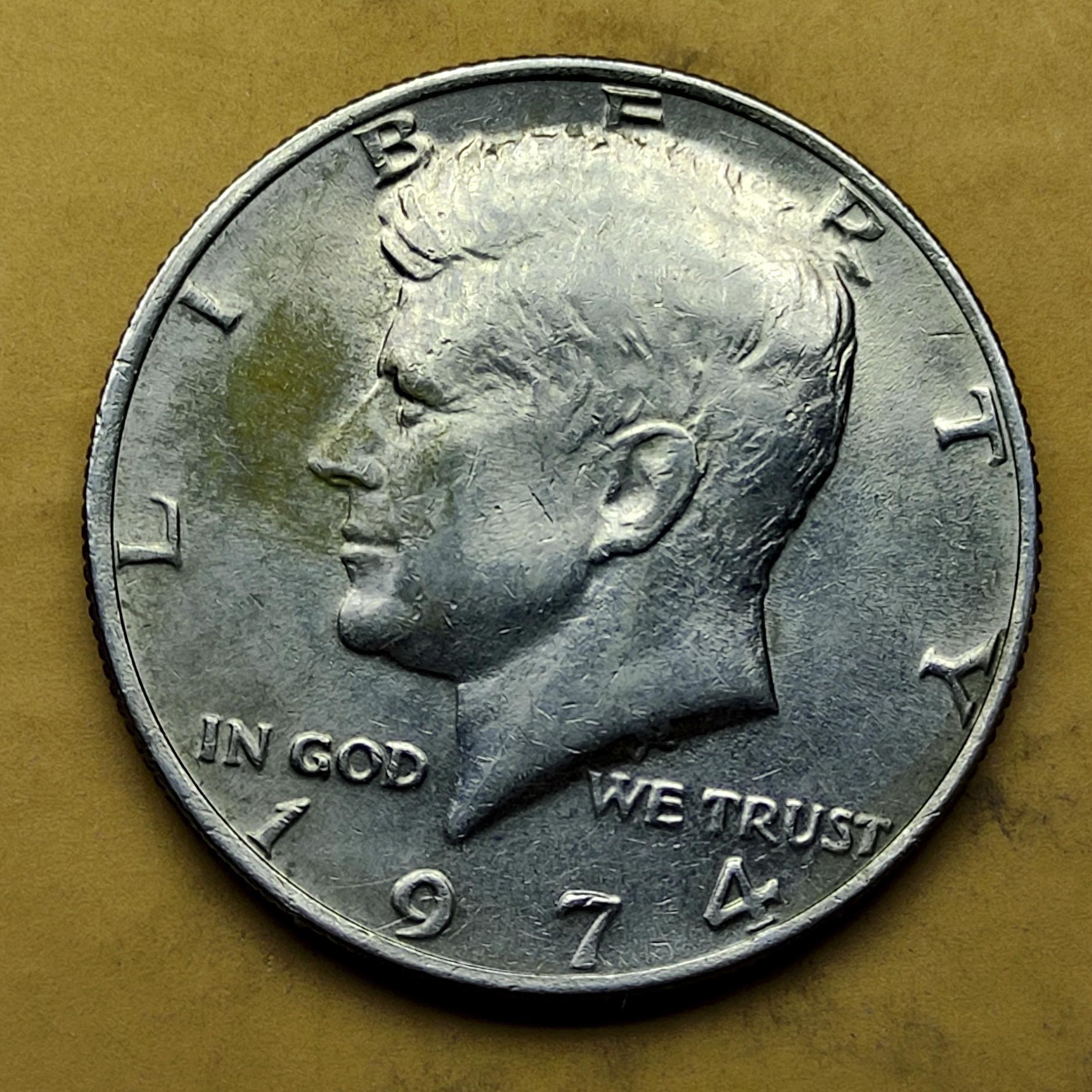 نیم دلار کندی 1974 آمریکا