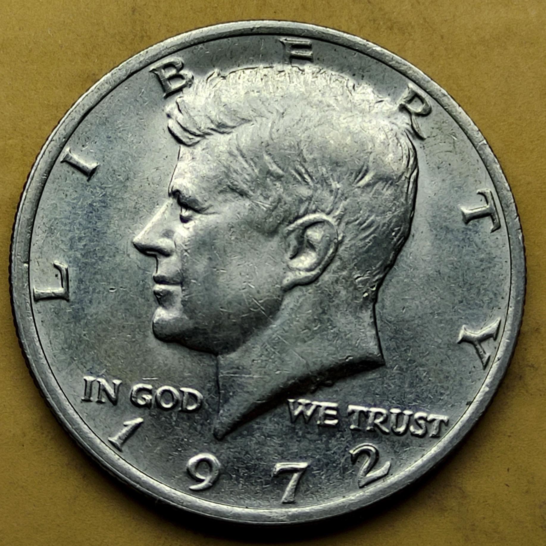 نیم دلار کندی 1972 آمریکا