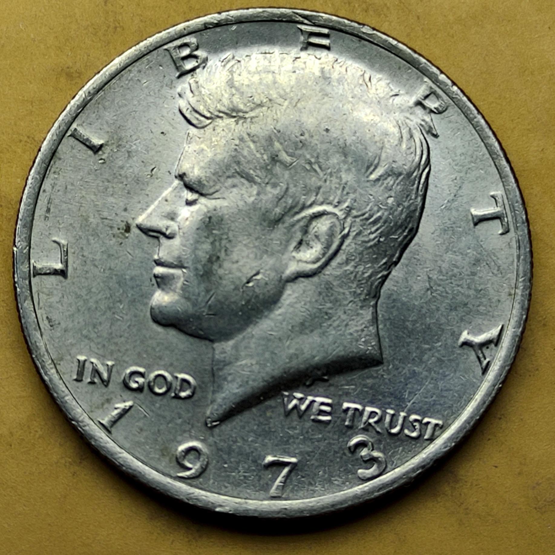 نیم دلار کندی 1973 آمریکا