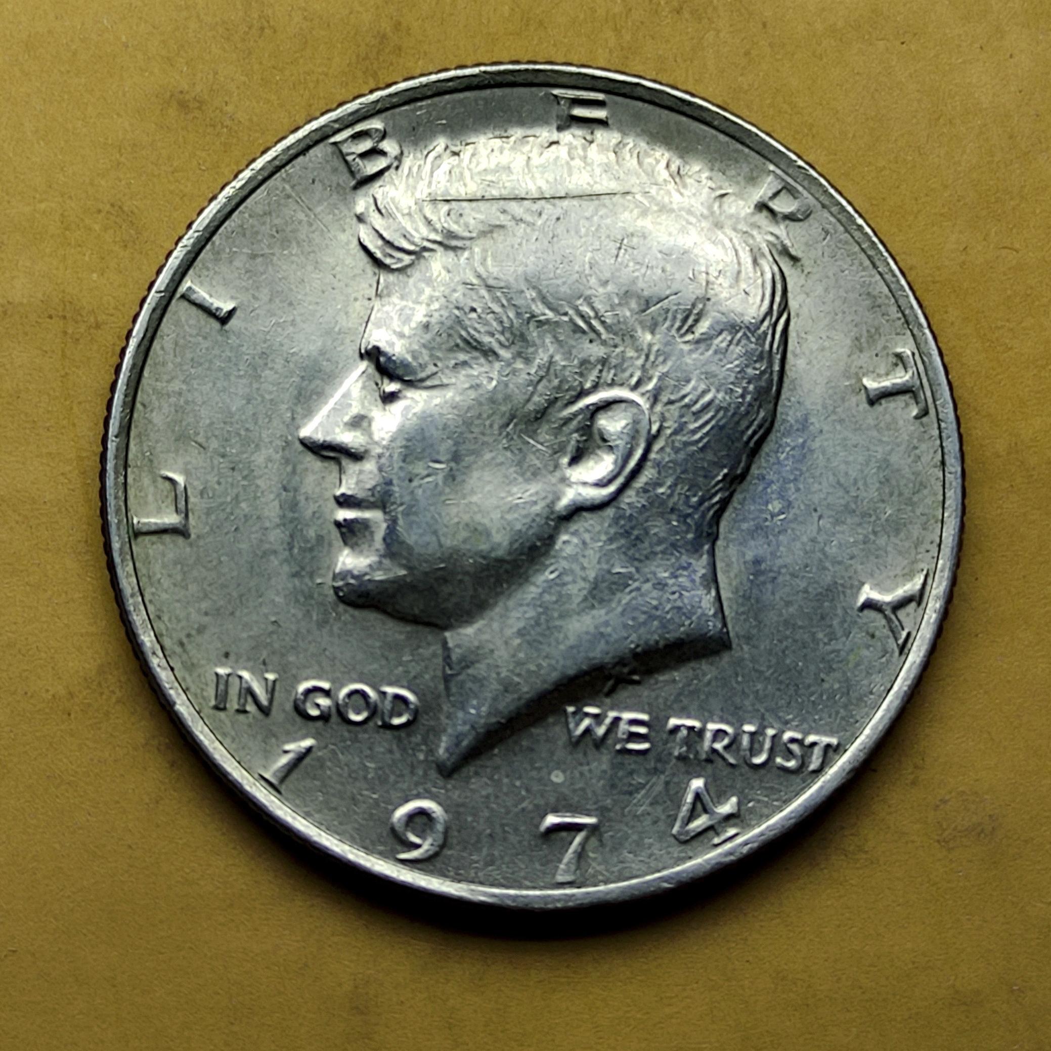 نیم دلار کندی 1974 آمریکا