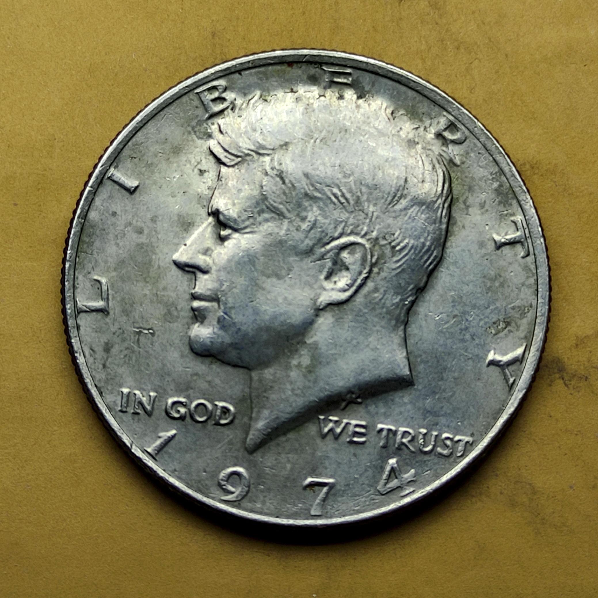 نیم دلار کندی 1974 آمریکا