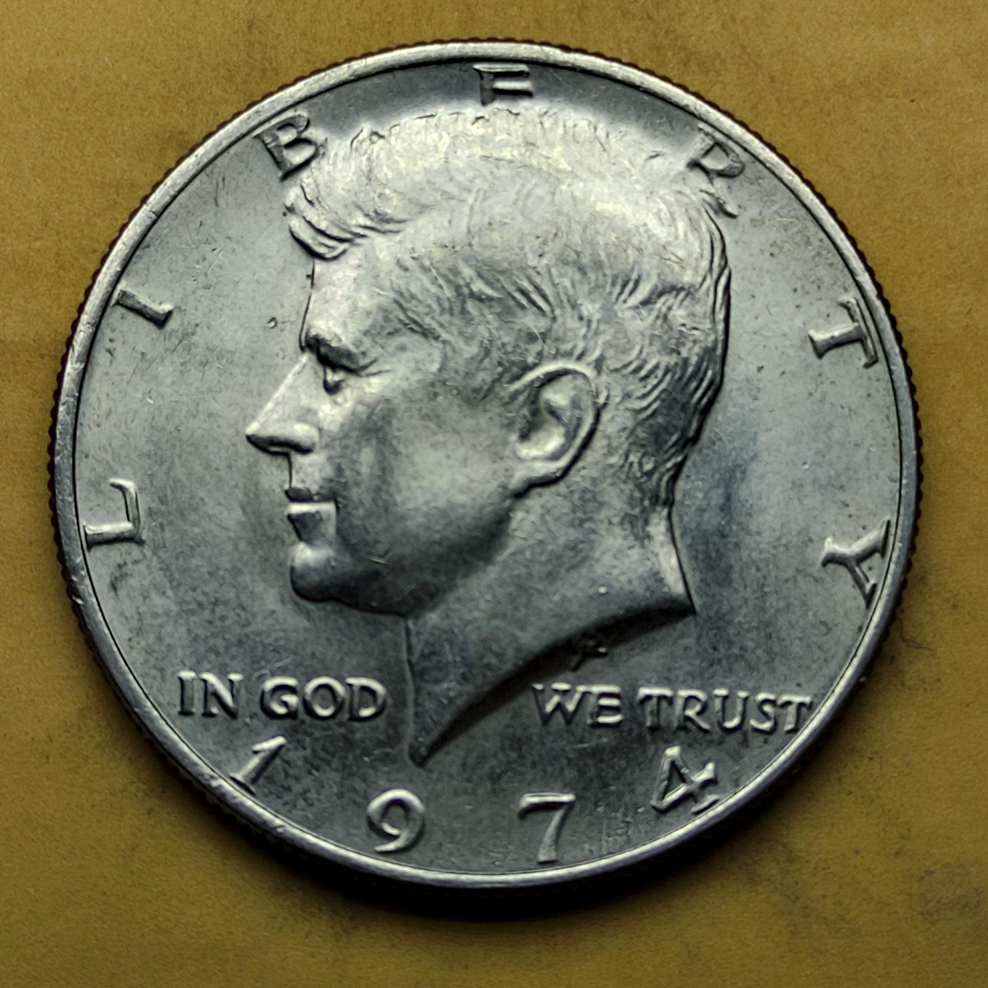 نیم دلار کندی 1974 آمریکا