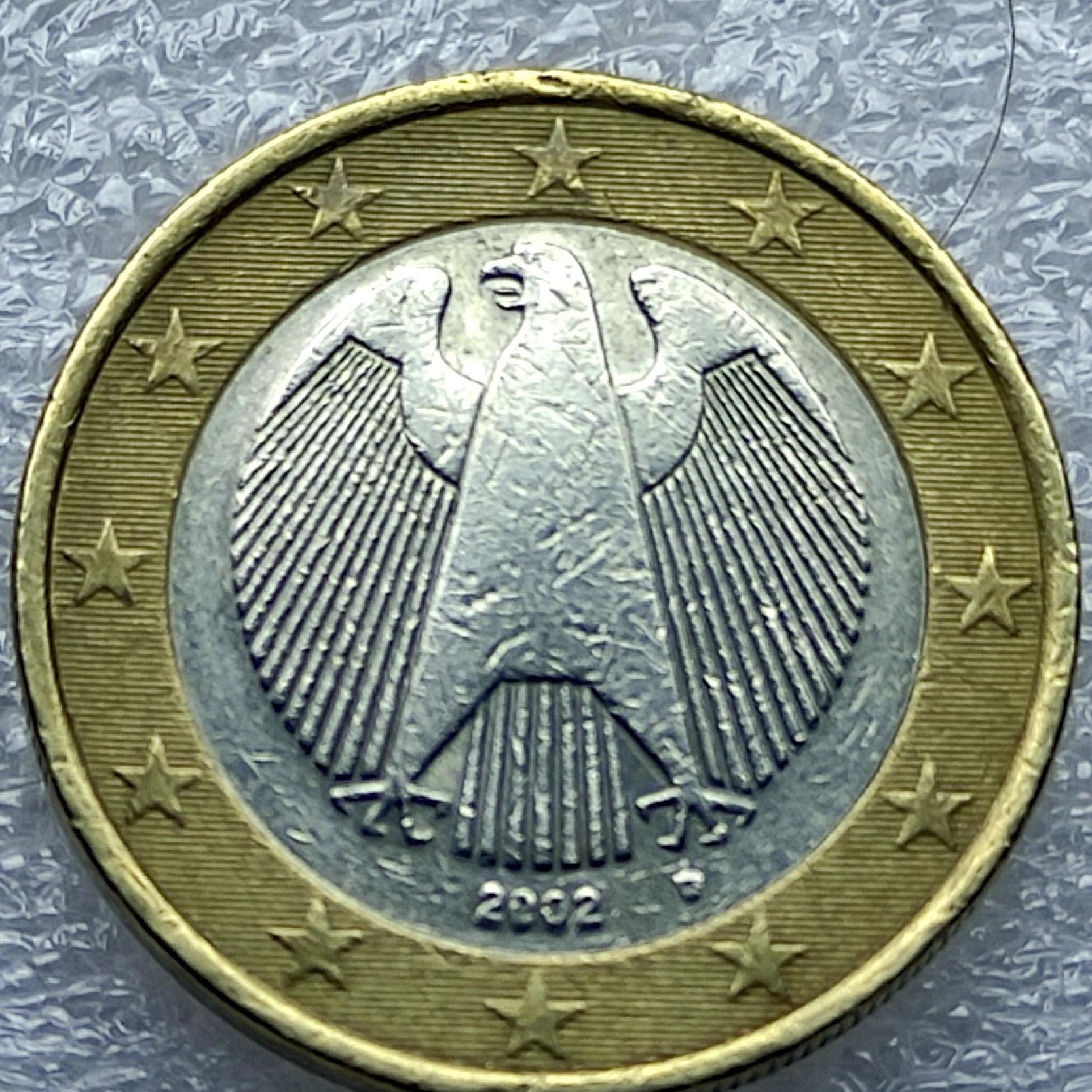 یک یورو بایمتال آلمان 2002D