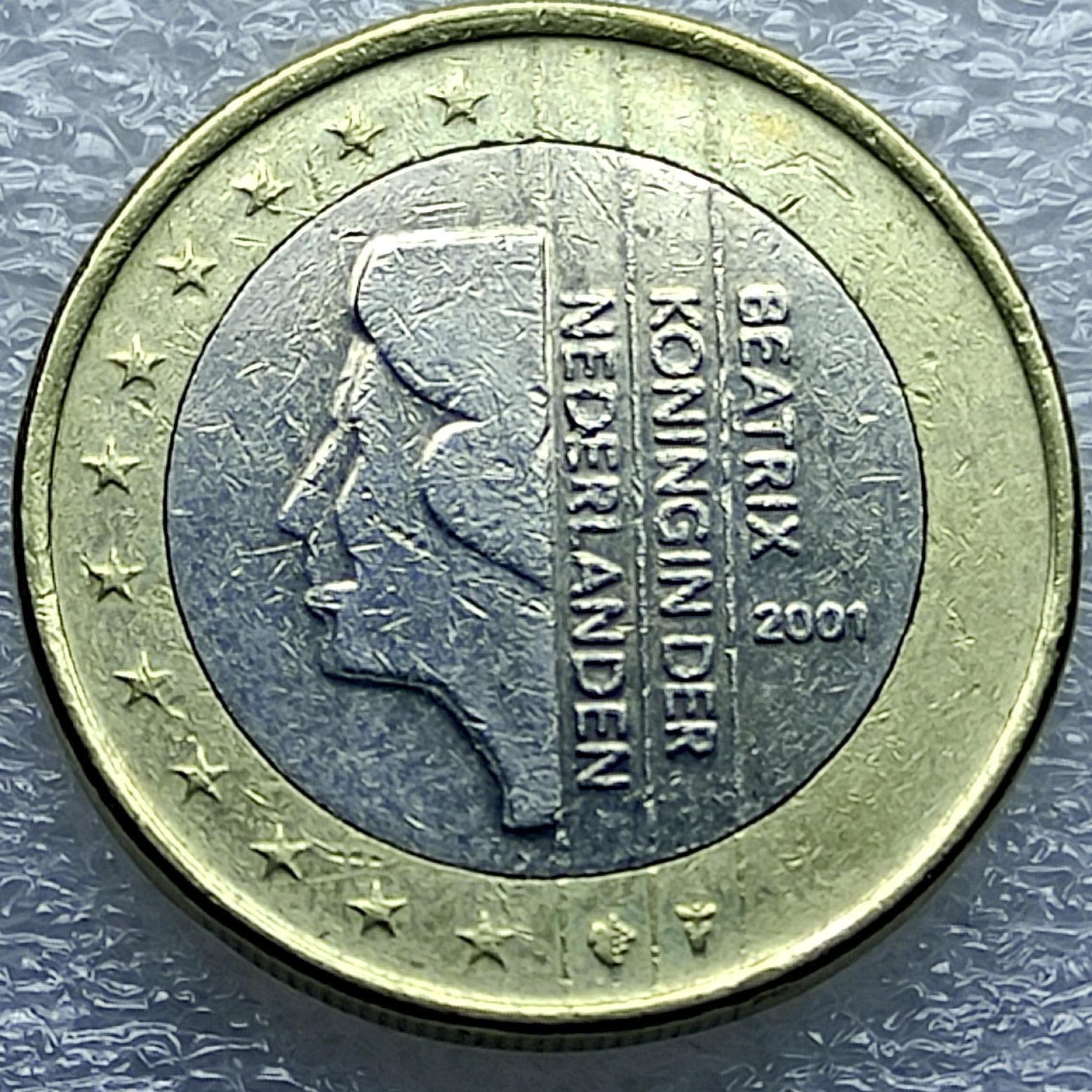 یک یورو بایمتال هلند 2001