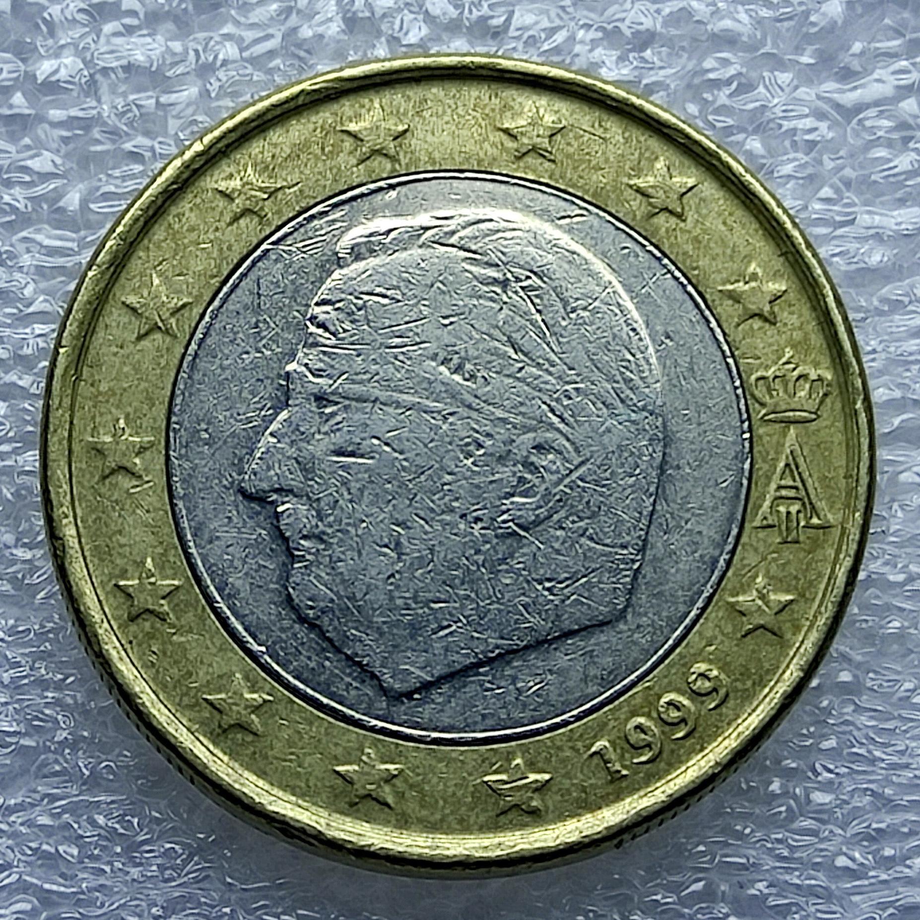 یک یورو بایمتال بلژیک 1999