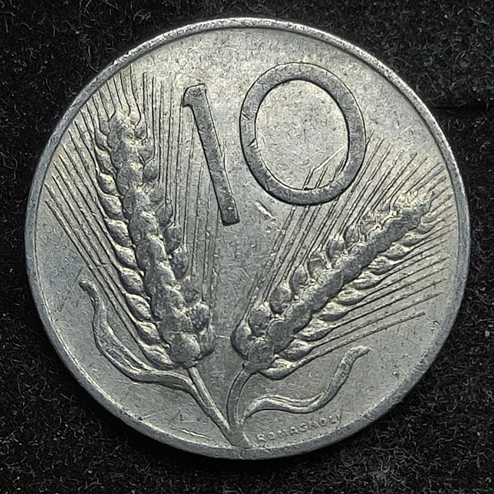 10 لیر ایتالیا 1966