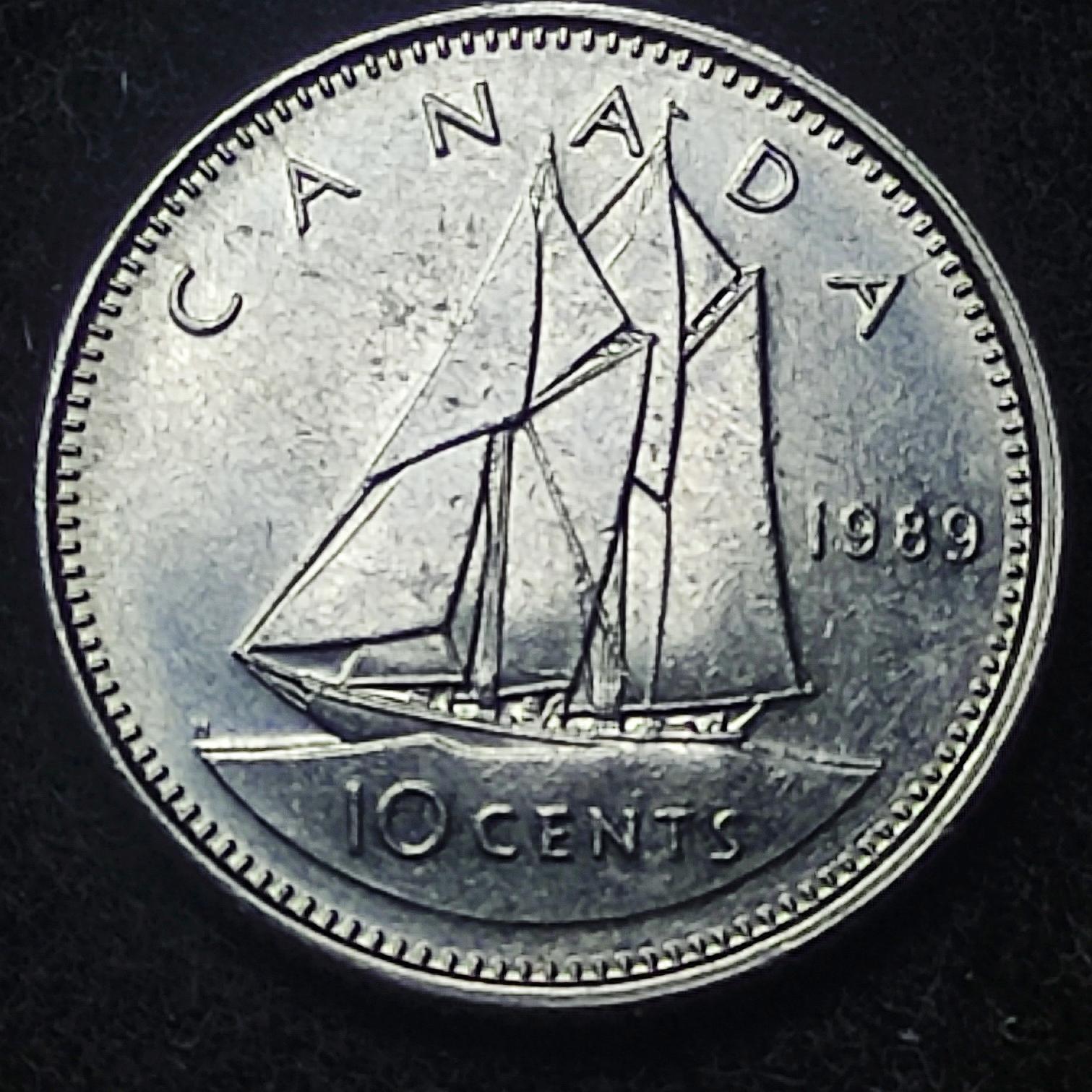 ده سنت کانادا 1989