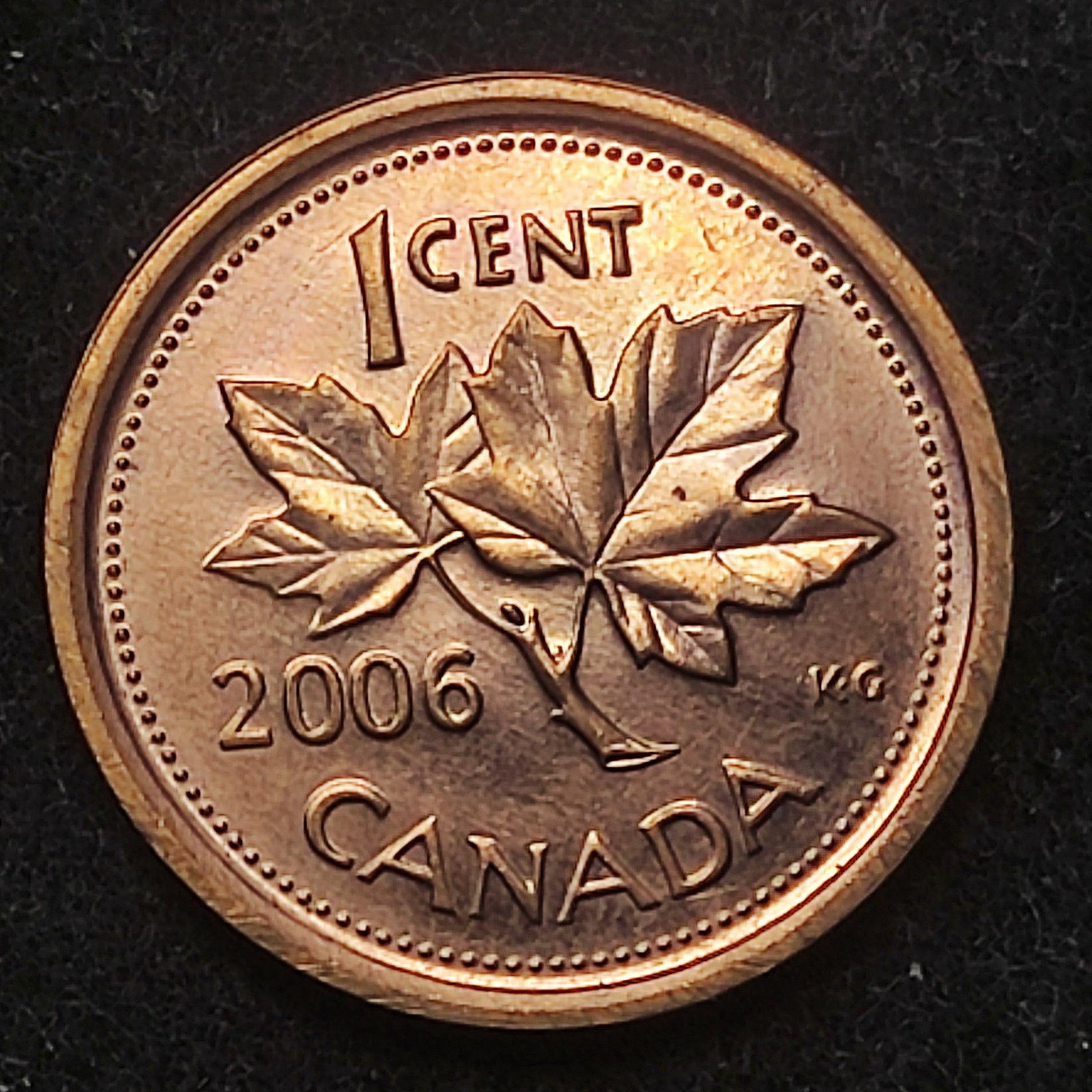 یک سنت کانادا 2006 کیفیت عالی