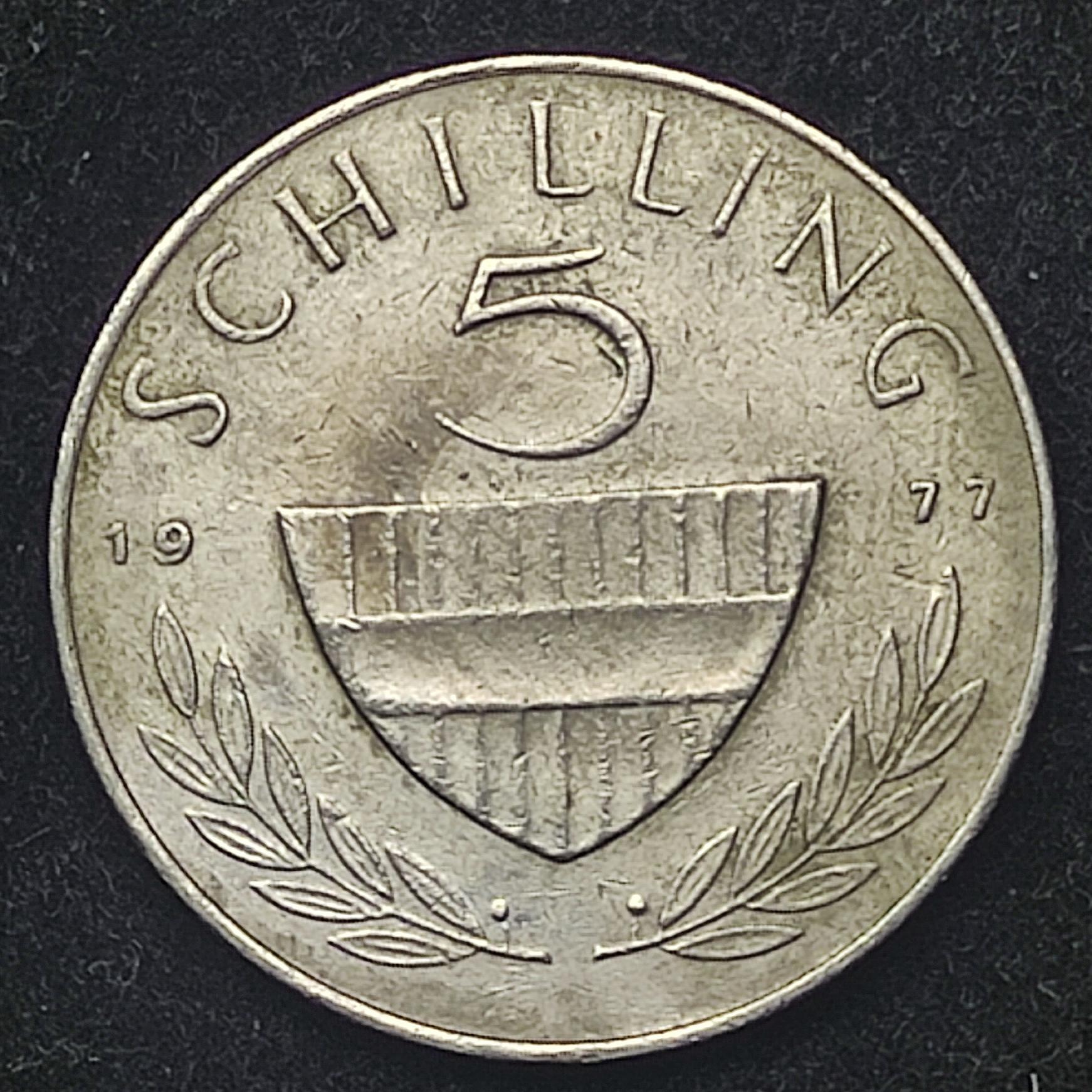 5 شیلینگ اتریش 1977