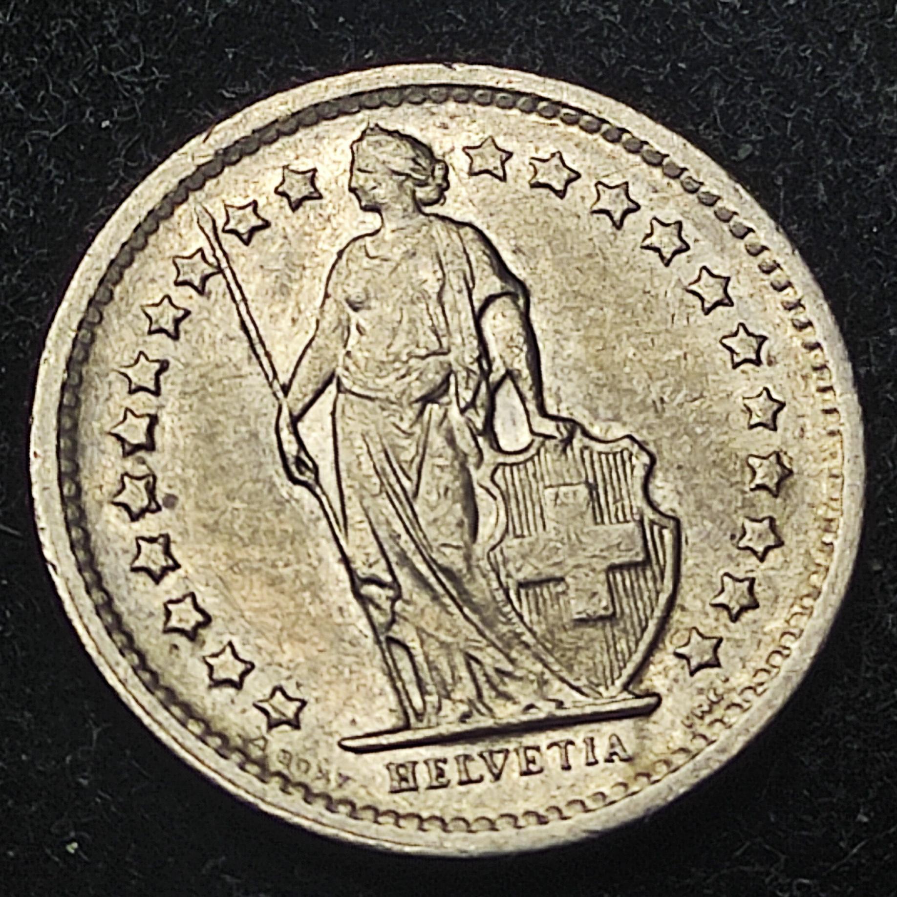 نیم فرانک سوئیس 1970 (سایز کوچک)