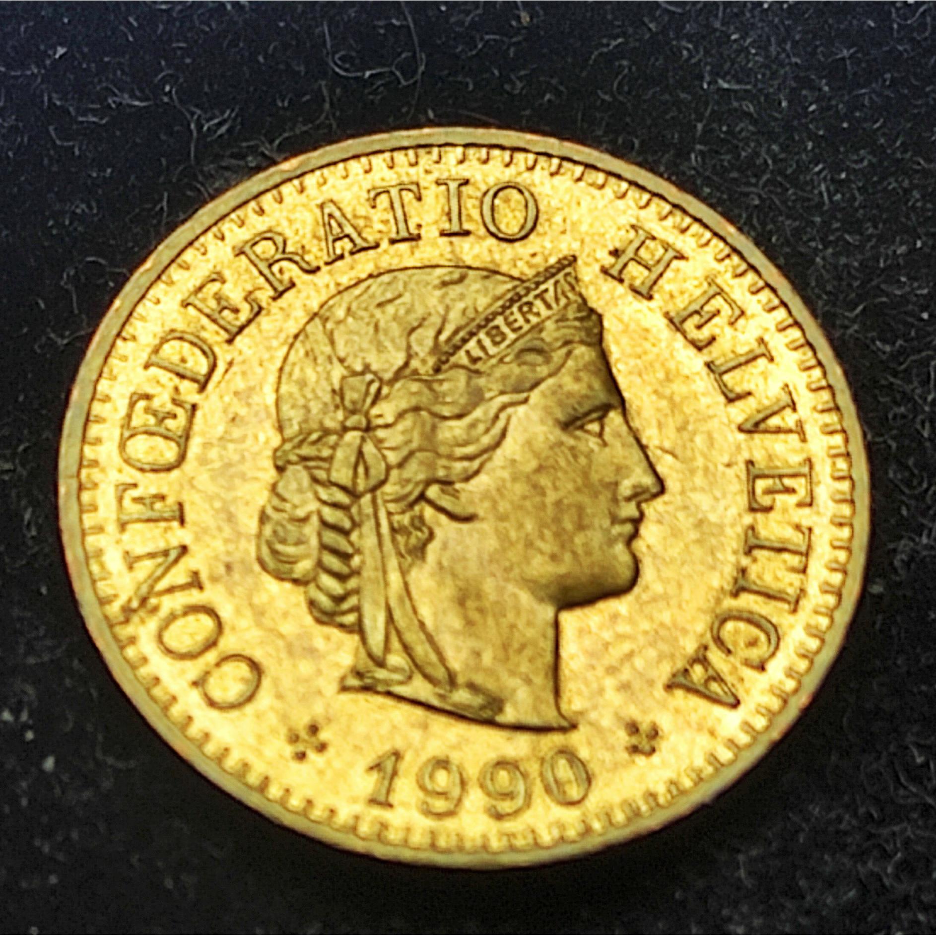 5 راین کمیاب سوئیس 1990