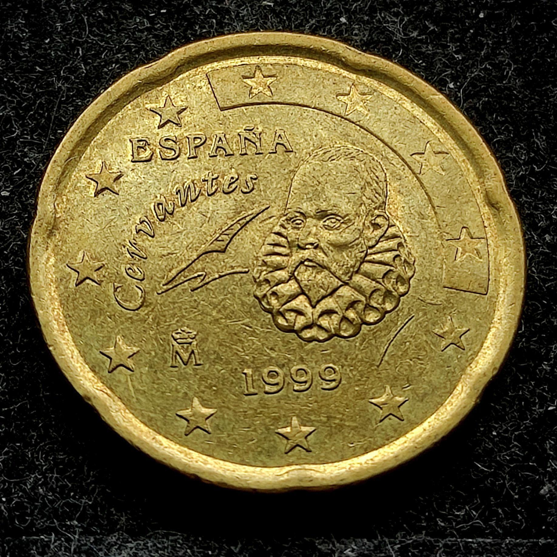20 سنت یورو اسپانیا 1999