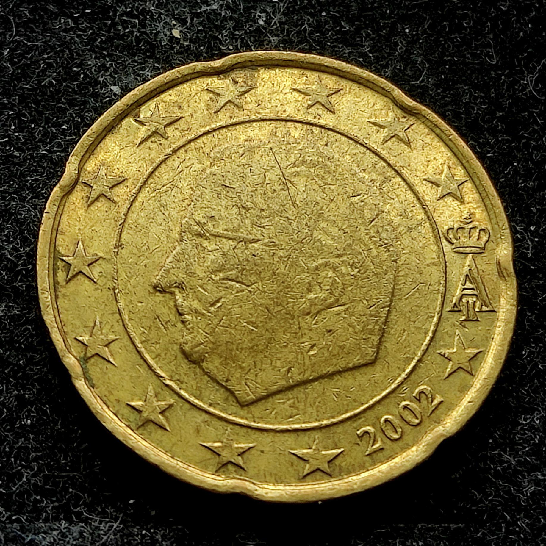 20 سنت یورو بلژیک 2002