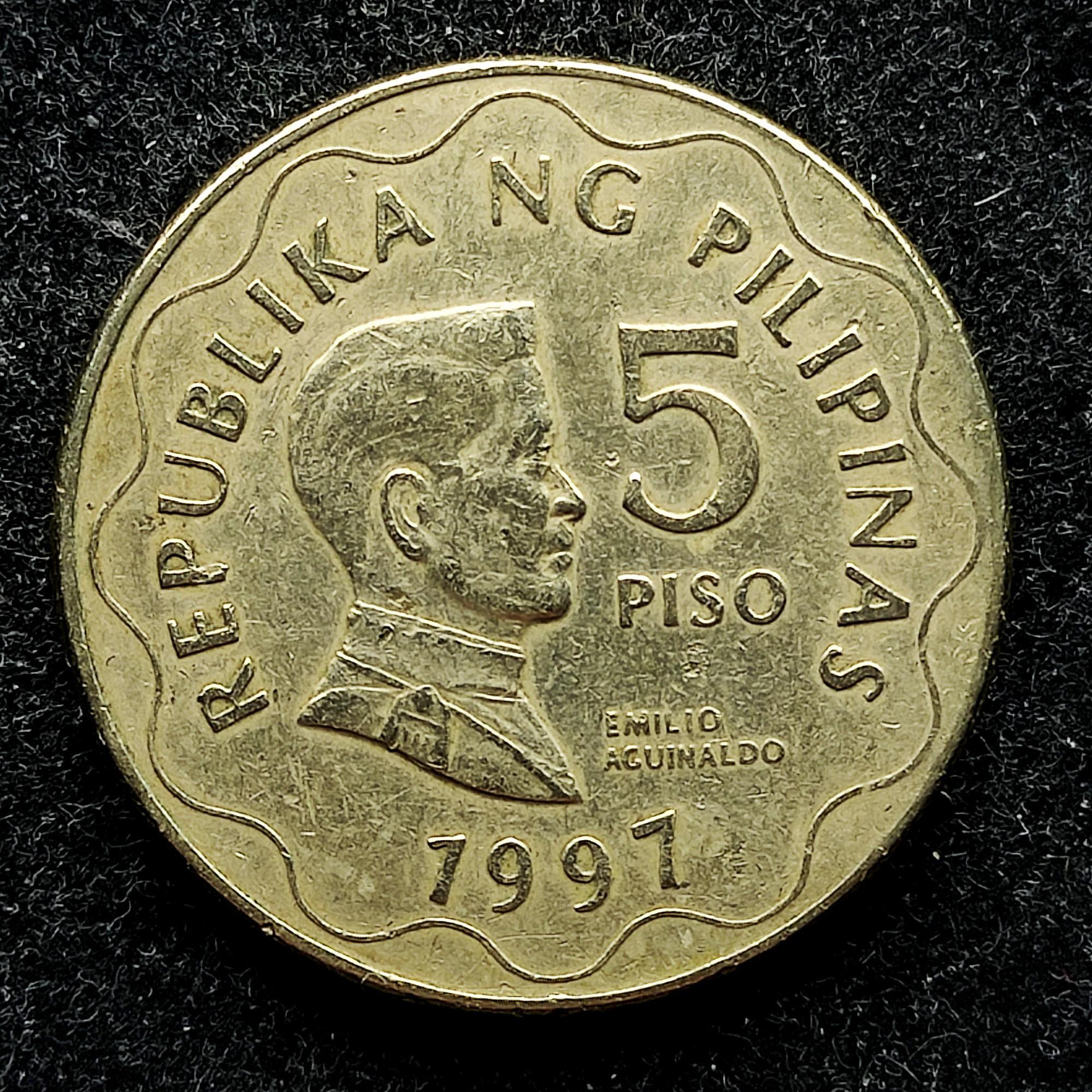 5 پزو فیلیپین 1997