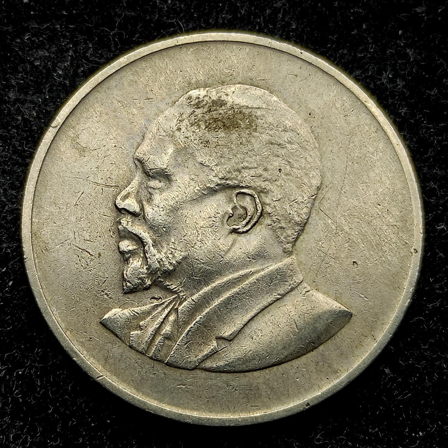 یک شیلینگ کمیاب 1968 کنیا