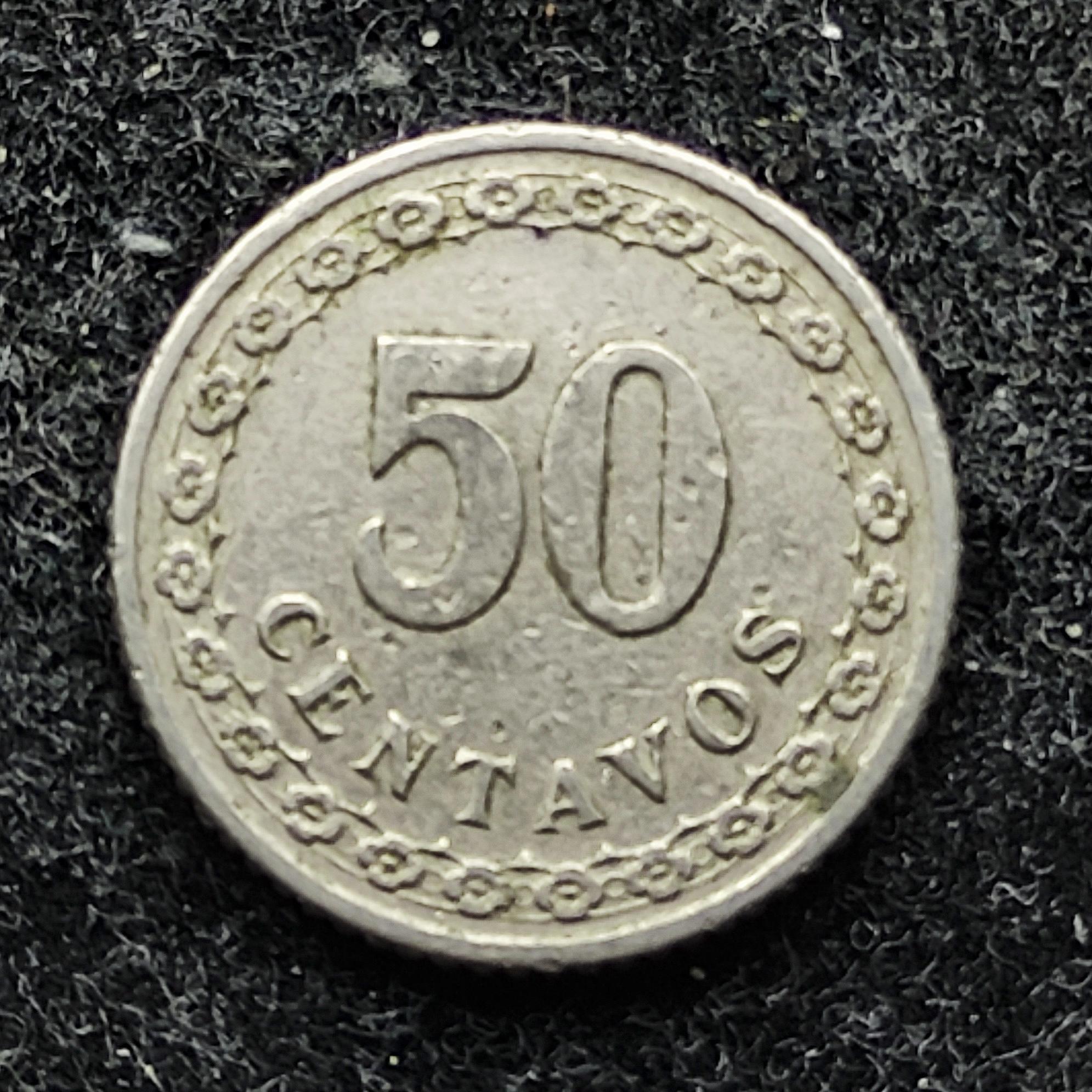 50 سنتاوو قدیمی پاراگوئه 1925