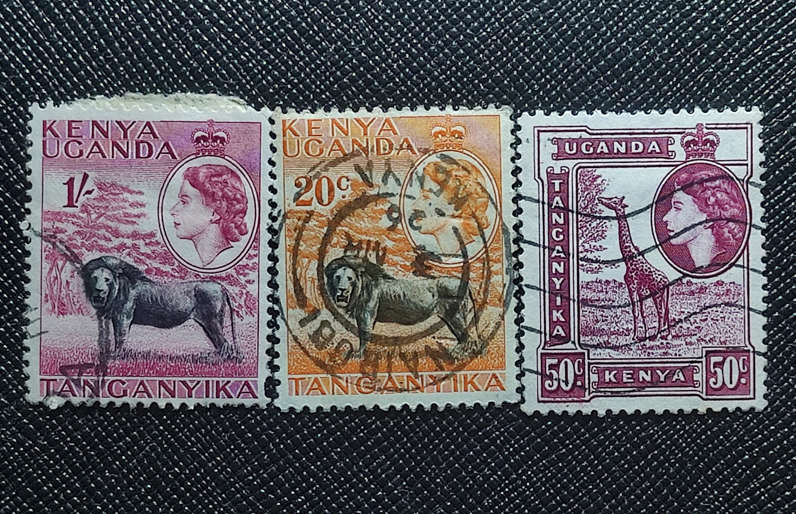 سری تمبر کمیاب الیزابت آفریقای شرقیK.U.T. 1954