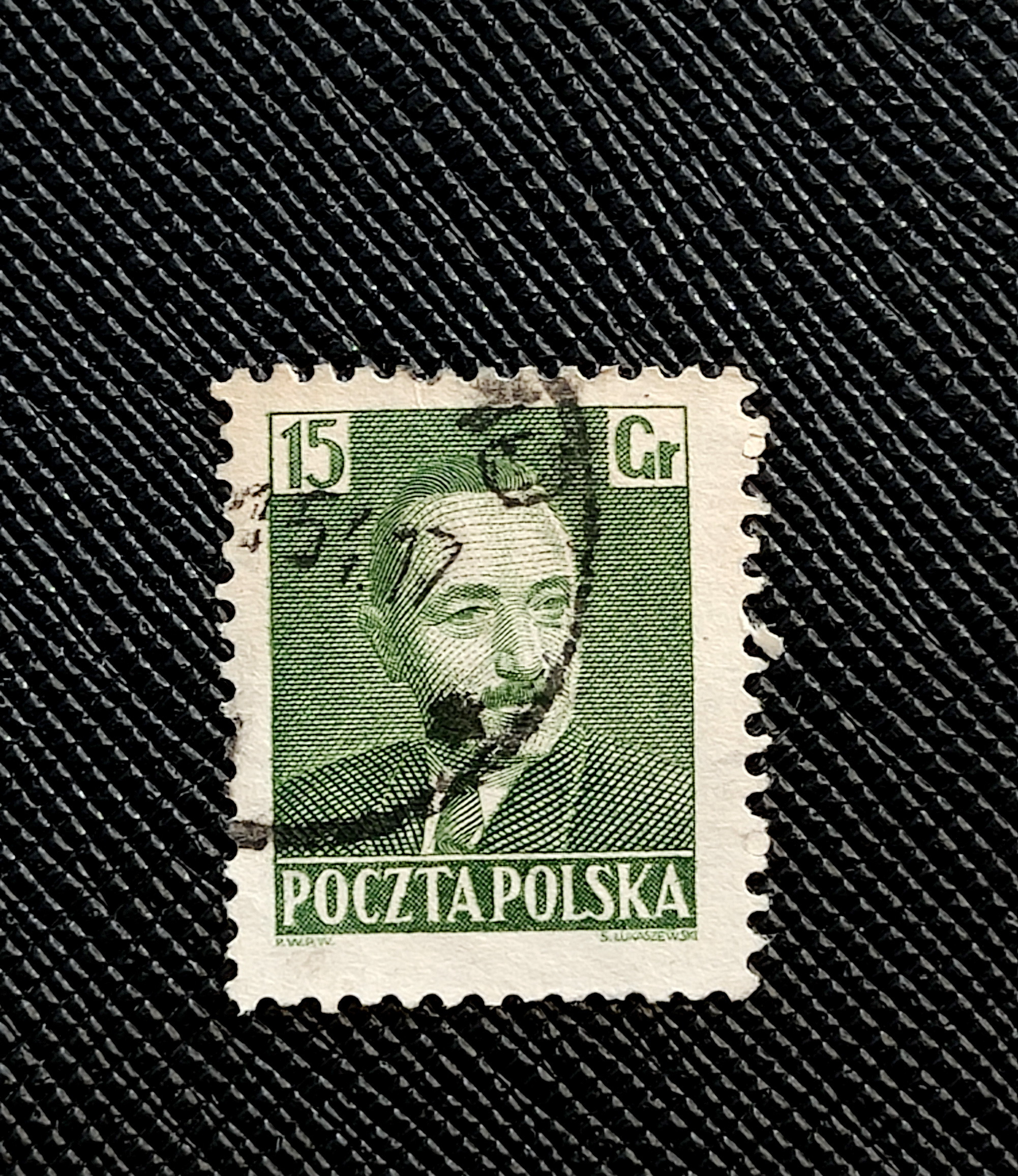 تمبر قدیمی لهستان 1954