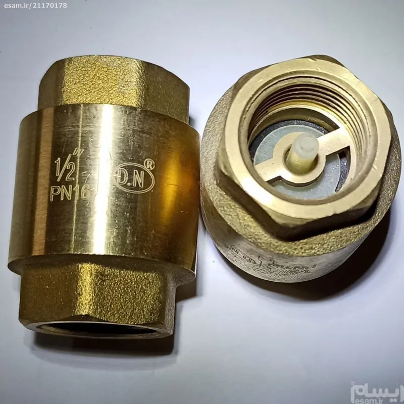 شیر یکطرفه پمپ آب ساختمانی 1/2 اینچ