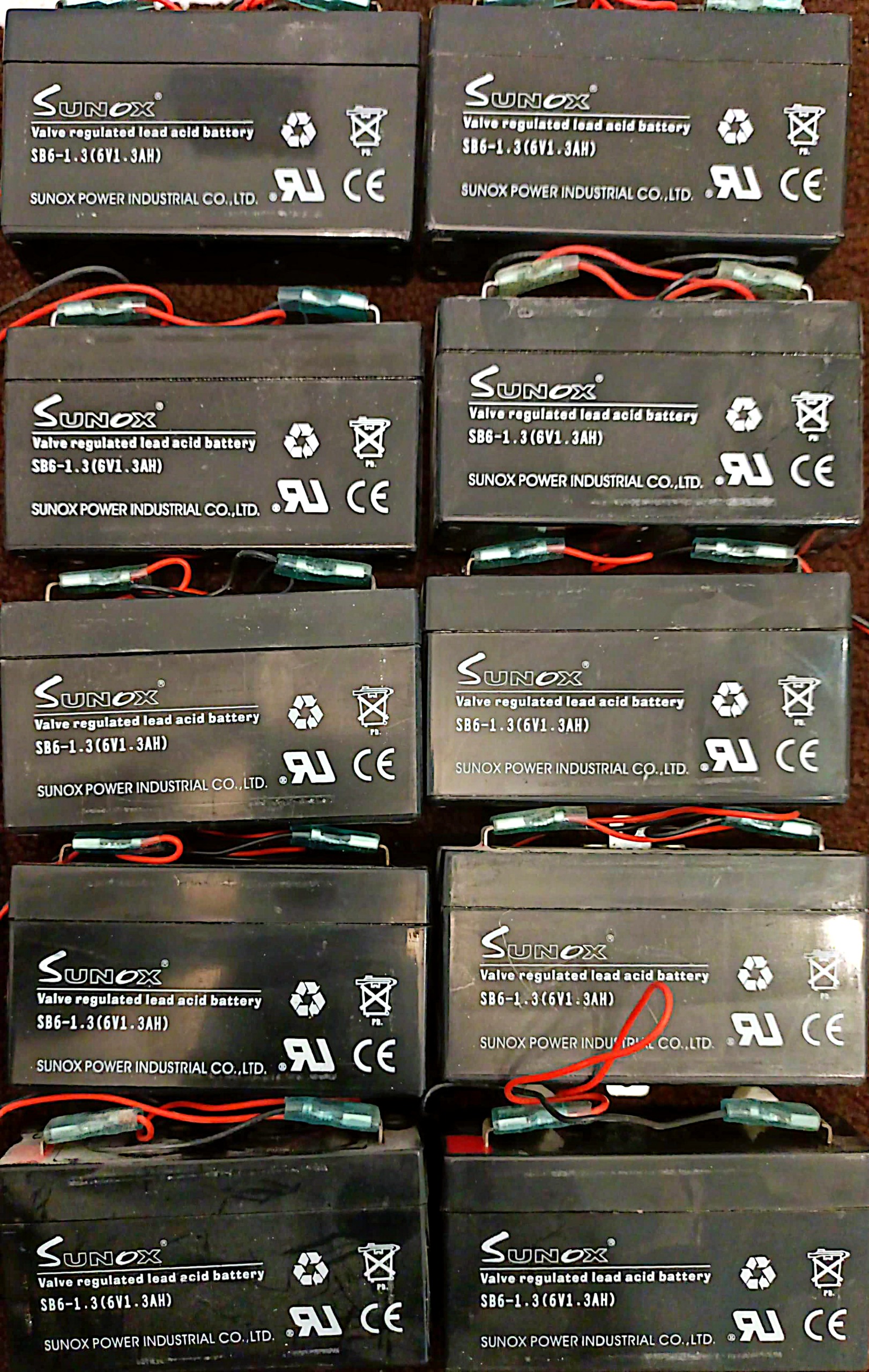 فروش 50 عدد باتری Sunox