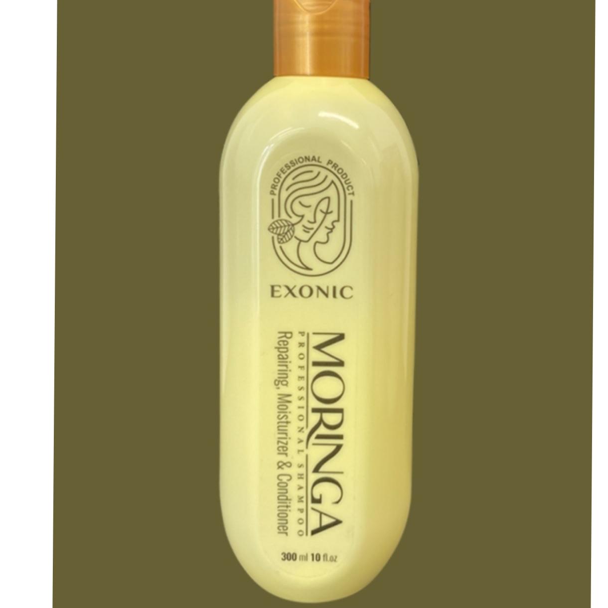 شامپو موی سر حاوی روغن مورینگا 300 میل EXONIC