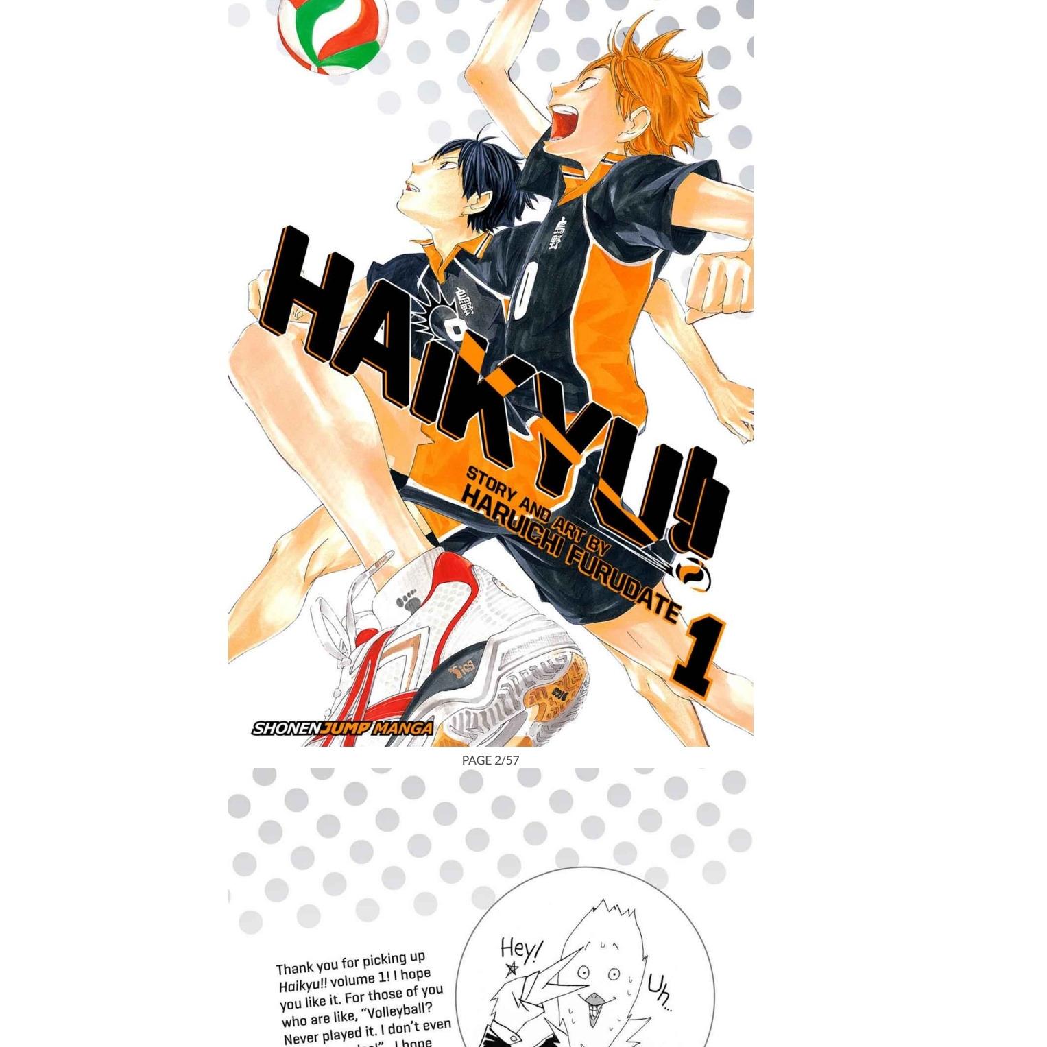 فایل مانگا آبشار سرنوشت انگلیسی جلد 1 haikyu