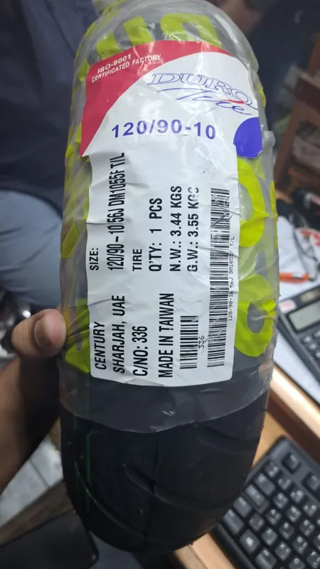 لاستیک موتور پاکشتی یاماها وکس سایز 120.90.10