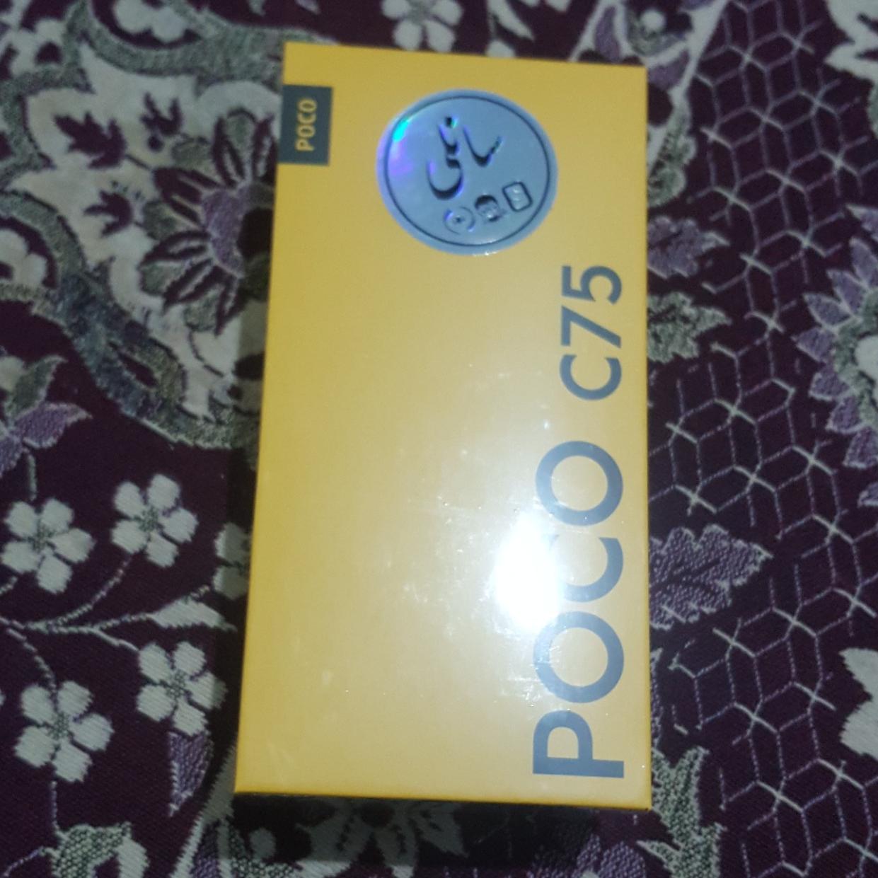 گوشی شیایومی پوکو C75 اکبند  پک گلوبال