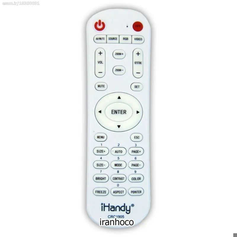 کنترل همه کاره ویدئو پروژکتور آی هندی CRC 1905