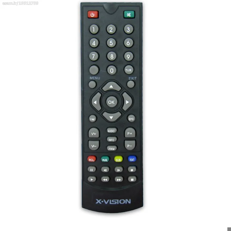 کنترل گیرنده دیجیتال ایکس ویژن X.VISION مدل IE-R12
