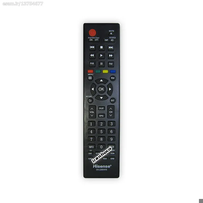 کنترل تلویزیون ال ای دی LED هایسنس مدل EN-22854HS